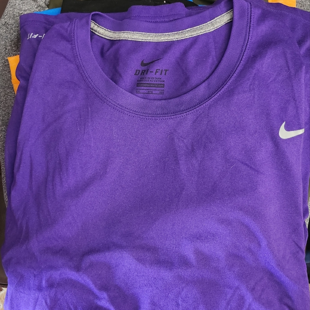 Nike dri-fit  3xlt workout long sleeve tees